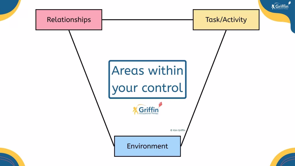 co-regulation areas in control environment relationship & task:areas within your control